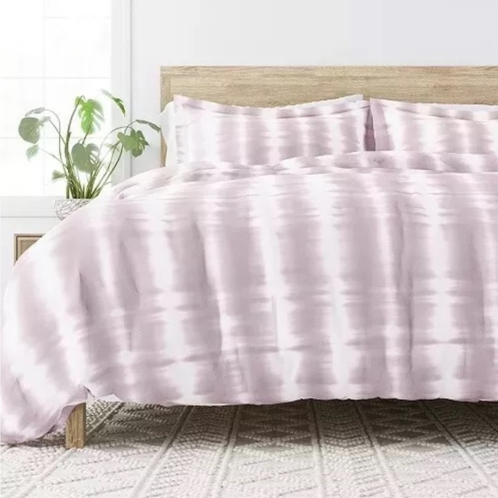 Elegant Lavender Duvet Cover Bedding Set Full/Queen
